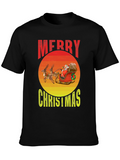 Merry Christmas Santa Sleigh T-Shirt