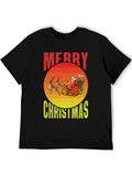 Merry Christmas Santa Sleigh T-Shirt
