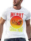 Merry Christmas Santa Sleigh T-Shirt