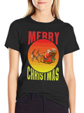 Merry Christmas Santa Sleigh T-Shirt