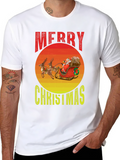 Merry Christmas Santa Sleigh T-Shirt