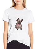 Narcissism Dog Graphic Tee - Black