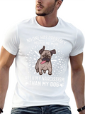 Narcissism Dog Graphic Tee - Black