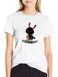 Strawberry Bunny Graphic T-Shirt