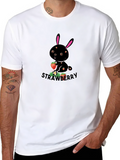 Strawberry Bunny Graphic T-Shirt