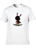 Strawberry Bunny Graphic T-Shirt