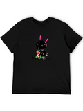 Strawberry Bunny Graphic T-Shirt