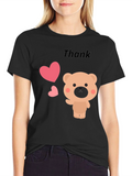 Cute Bear Thank T-Shirt