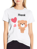 Cute Bear Thank T-Shirt