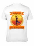 Yoga Lovers Black T-Shirt