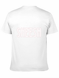 Sheesh Graphic Tee - Trendy Black T-Shirt