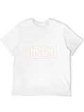 Sheesh Graphic Tee - Trendy Black T-Shirt