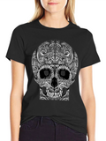 Skull Graphic Black T-Shirt