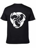 Abstract Crow T-Shirt - Black Cotton Tee