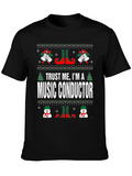 Trust Me Im A Music Conductor Christmas T-Shirt