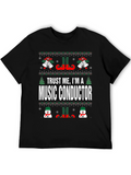 Trust Me Im A Music Conductor Christmas T-Shirt