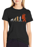 Evolution to Space T-Shirt - Unique Design