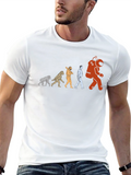 Evolution to Space T-Shirt - Unique Design