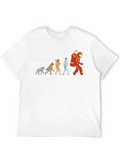 Evolution to Space T-Shirt - Unique Design
