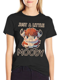 Just A Little Moody Cow Graphic Tee