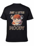 Just A Little Moody Cow Graphic Tee