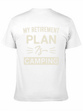 Retirement Plan Camping Graphic T-Shirt
