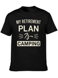 Retirement Plan Camping Graphic T-Shirt