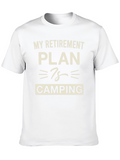 Retirement Plan Camping Graphic T-Shirt