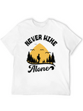 Never Hike Alone Graphic Tee