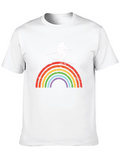 Rainbow Skiing T-Shirt