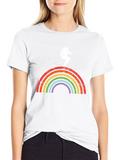 Rainbow Skiing T-Shirt