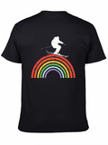 Rainbow Skiing T-Shirt