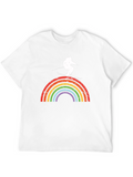Rainbow Skiing T-Shirt