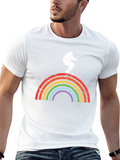 Rainbow Skiing T-Shirt