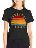 Inks Lake Texas Retro T-Shirt