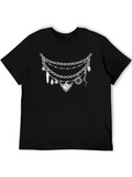 Chains & Charms Graphic T-Shirt