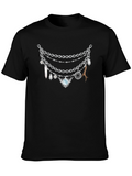 Chains & Charms Graphic T-Shirt