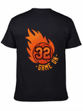 Basketball Game On! Mens Graphic Tee