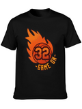 Basketball Game On! Mens Graphic Tee