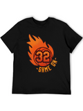 Basketball Game On! Mens Graphic Tee