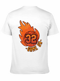 Basketball Game On! Mens Graphic Tee