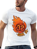 Basketball Game On! Mens Graphic Tee