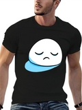 Sad Blob Classic Cotton Tee – Unisex Comfort For Any Season