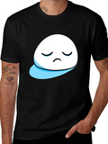 Sad Blob Classic Cotton Tee – Unisex Comfort For Any Season