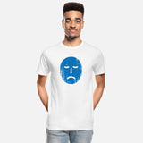 Sad Grunge Blue Face