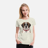 Saint Bernard Dog Illustration