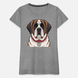 Saint Bernard Dog Illustration
