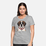 Saint Bernard Dog Illustration
