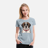 Saint Bernard Dog Illustration