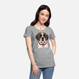 Saint Bernard Dog Illustration